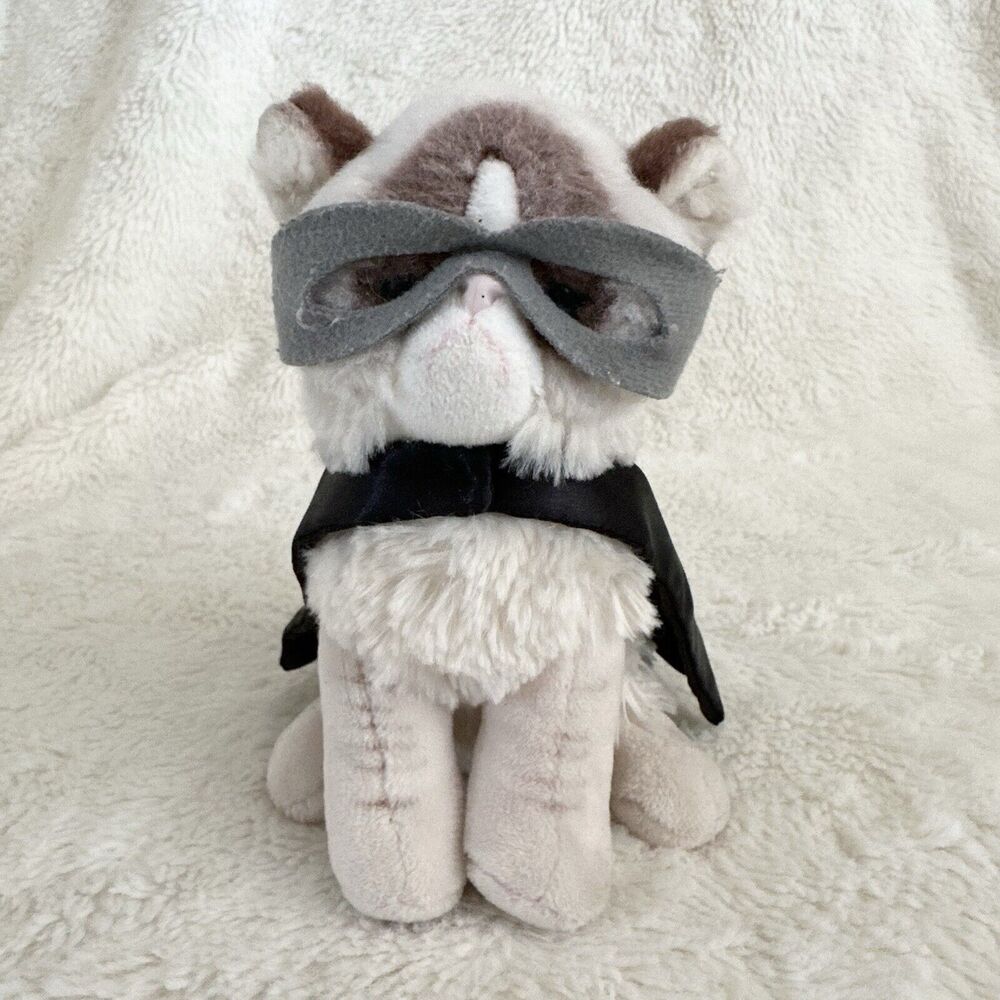 Gund Grumpy Cat Superhero Cape Plush Mini 6” Stuffed Animal Toy